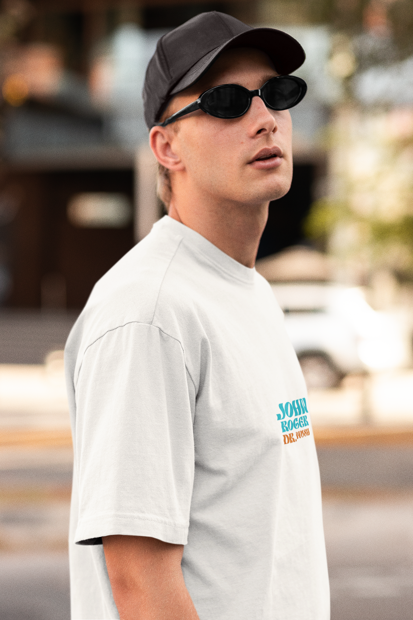 Camiseta Oversize Doctor Mush x John Roger