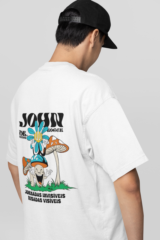 Camiseta Oversize Doctor Mush x John Roger