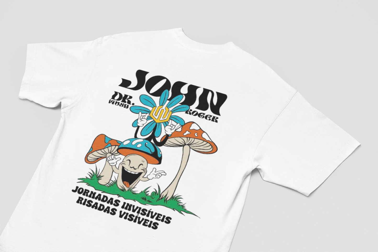 Camiseta Oversize Doctor Mush x John Roger